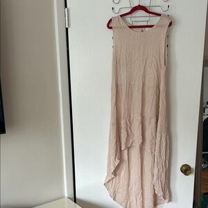 Cream Dress Sleeveless Classy Large